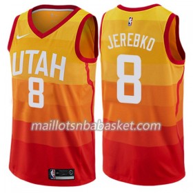 Maillot Homme Utah Jazz Jonas Jerebko 8 Nike City Edition Swingman